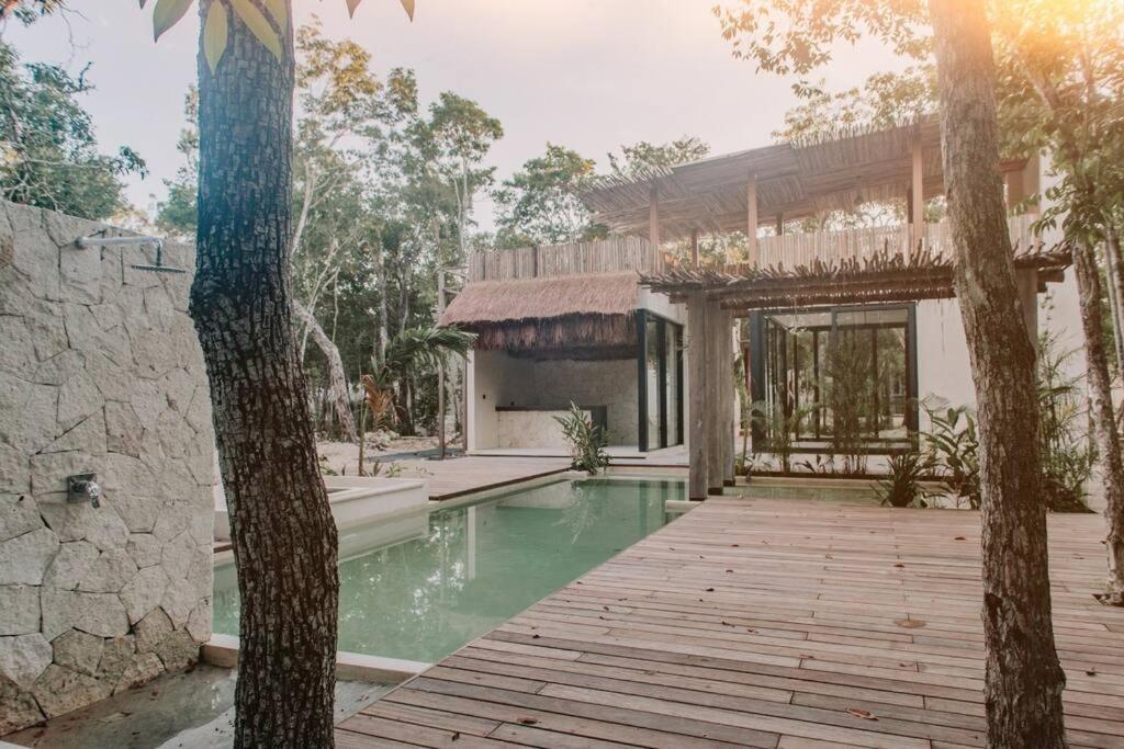 Villa Xuncari In The Heart Of The Jungle Tulum Esterno foto