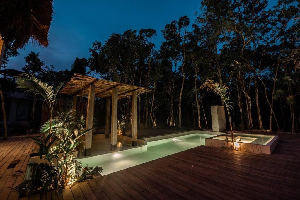 Villa Xuncari In The Heart Of The Jungle Tulum Esterno foto