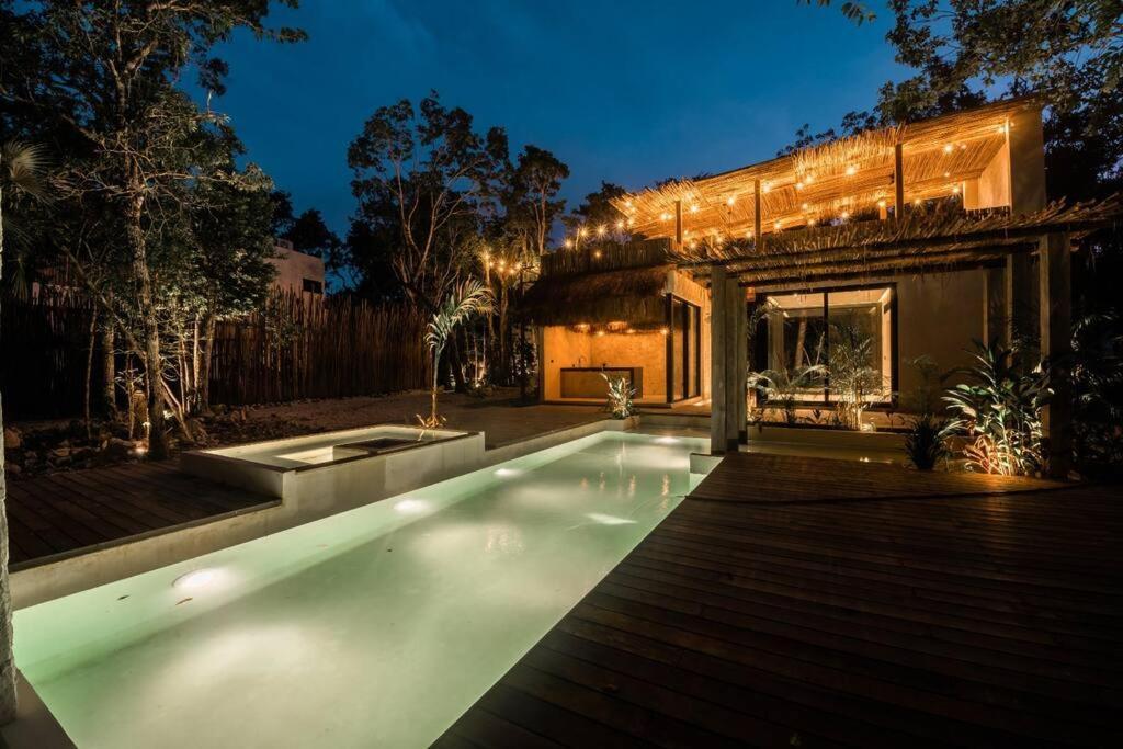 Villa Xuncari In The Heart Of The Jungle Tulum Esterno foto