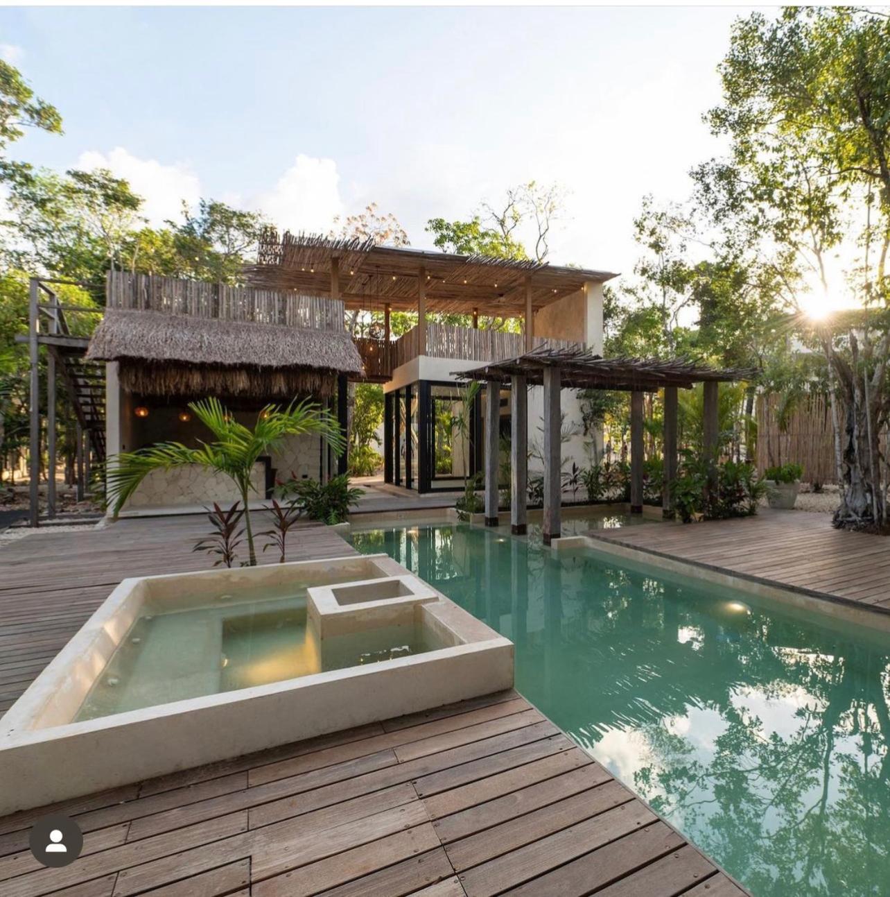 Villa Xuncari In The Heart Of The Jungle Tulum Esterno foto
